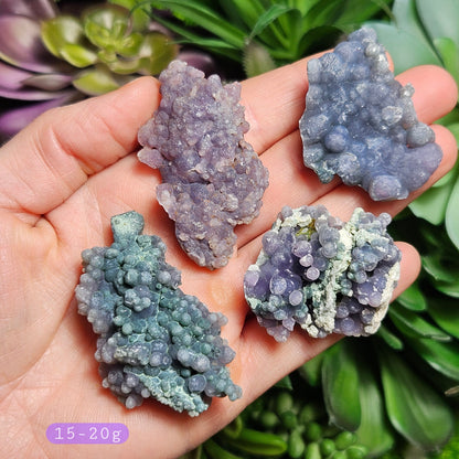 Grape Agate Crystal Cluster