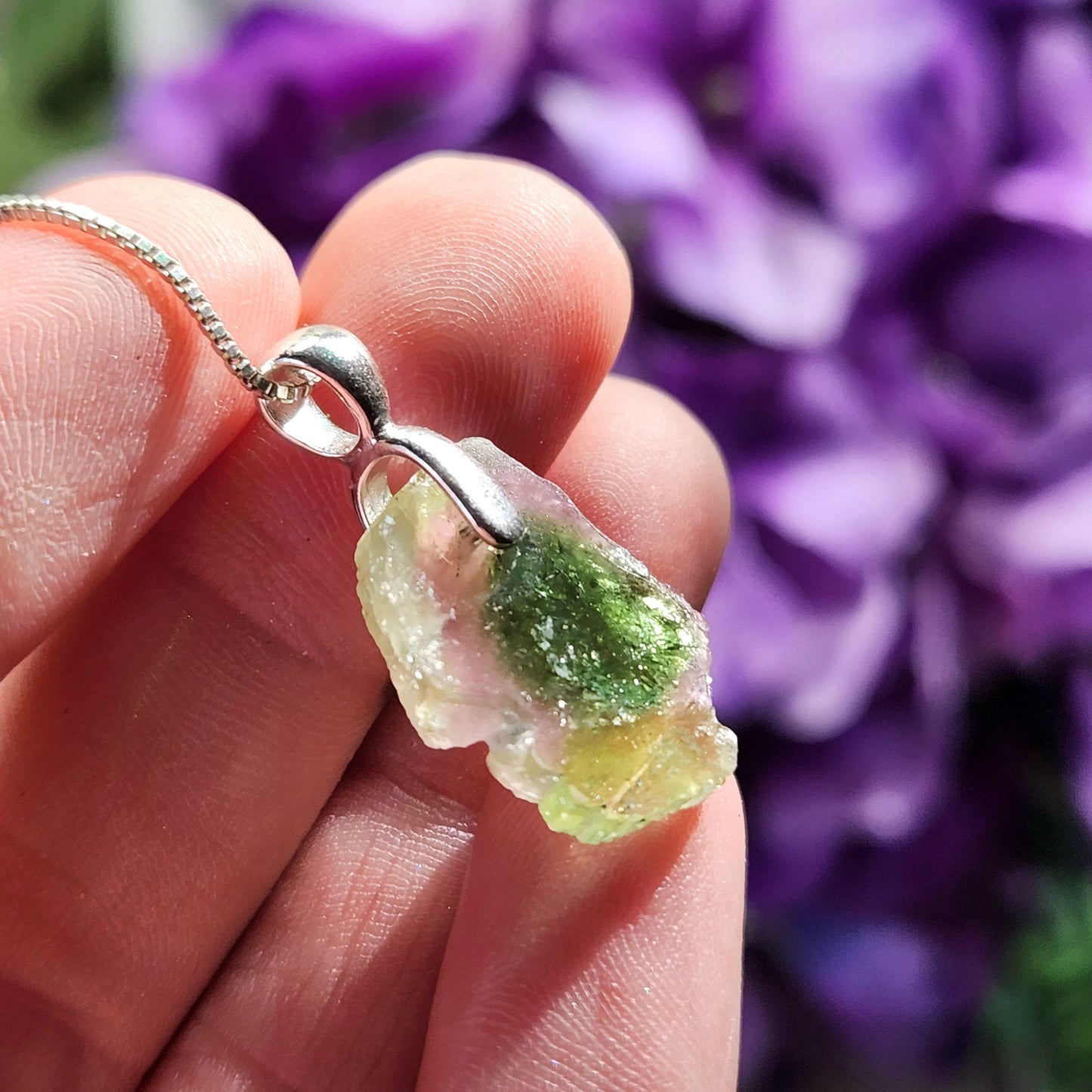 Watermelon Tourmaline Pendant