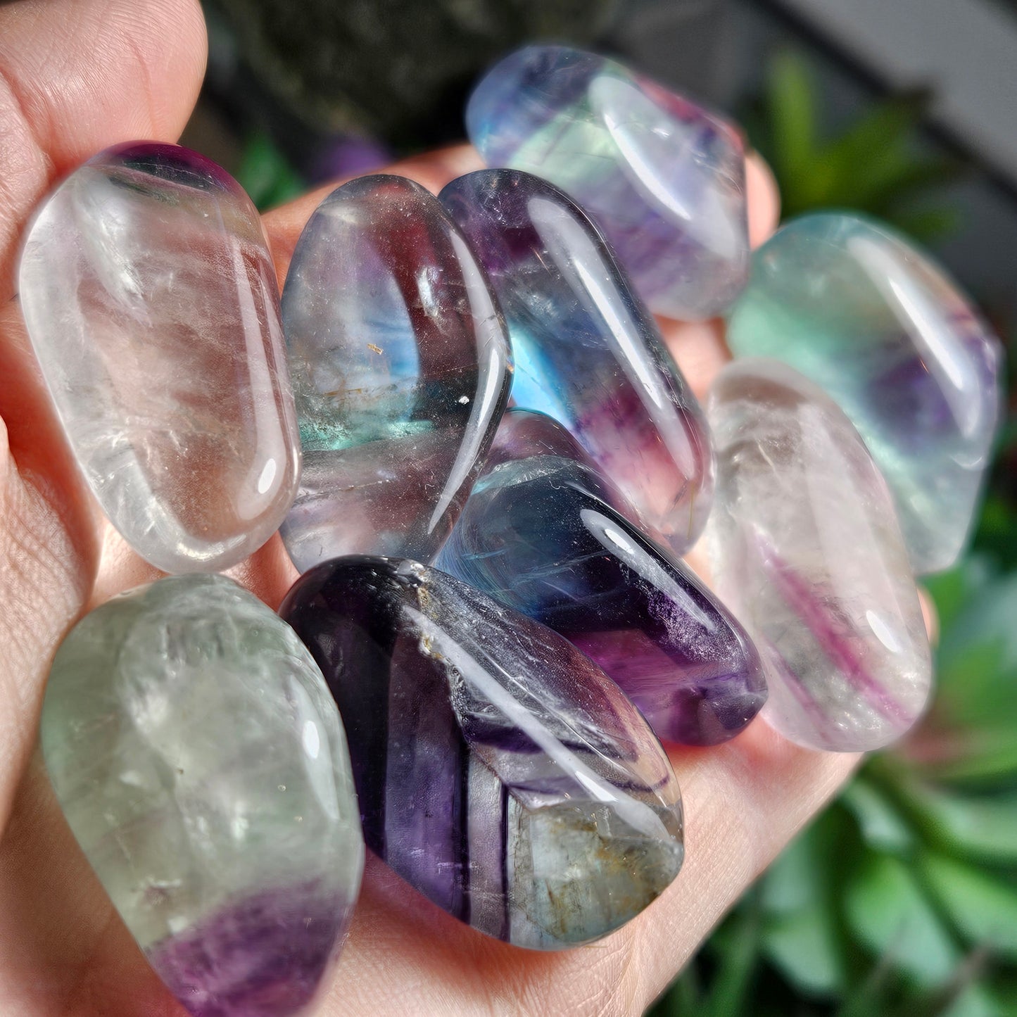 Rainbow Fluorite Crystal