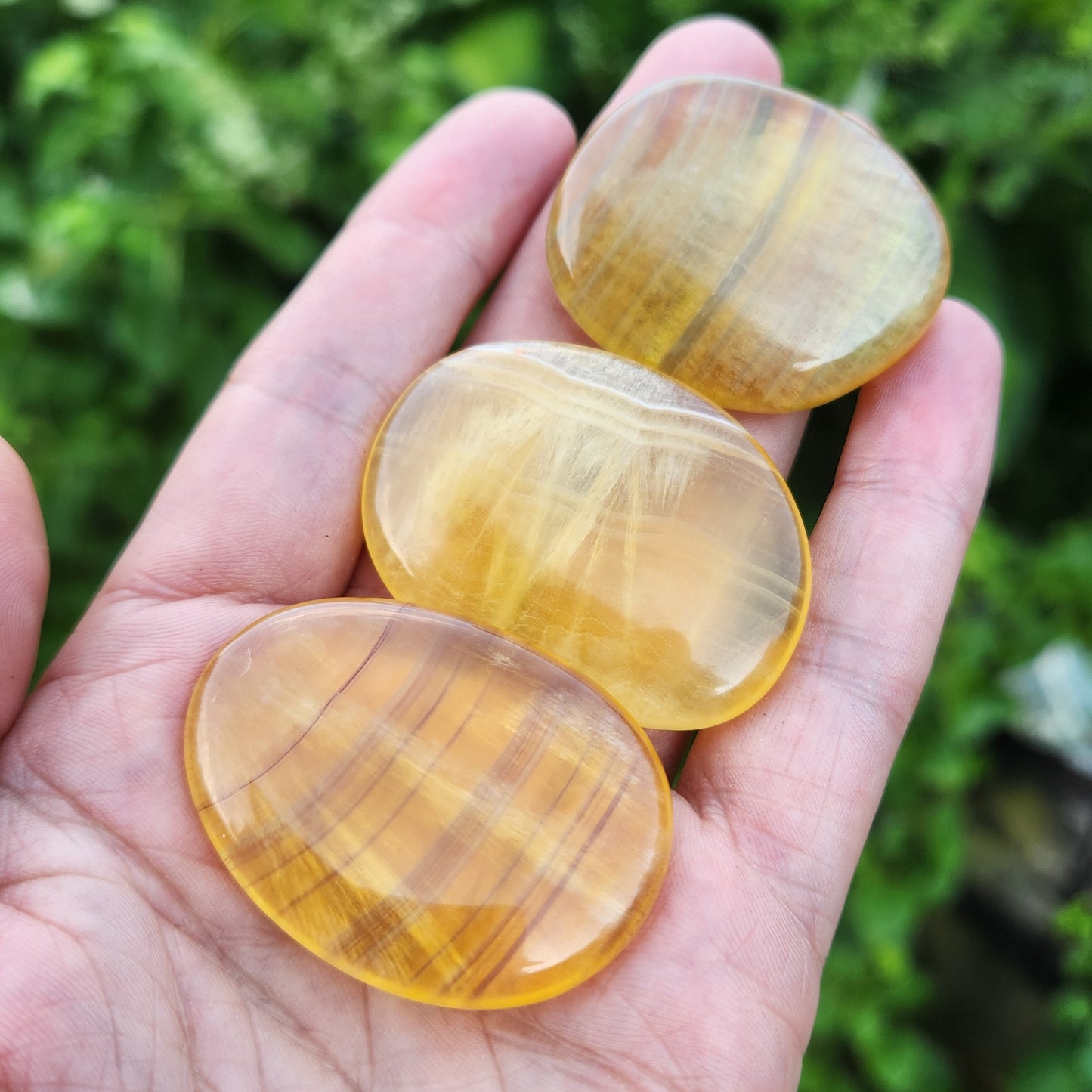 Yellow Fluorite Crystal