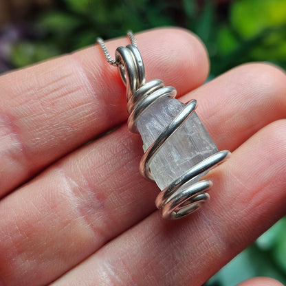 RARE Colorless Tanzanite Pendant