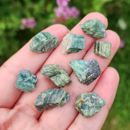 Green Tourmaline Crystal