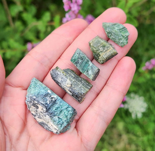 Green Tourmaline Crystal