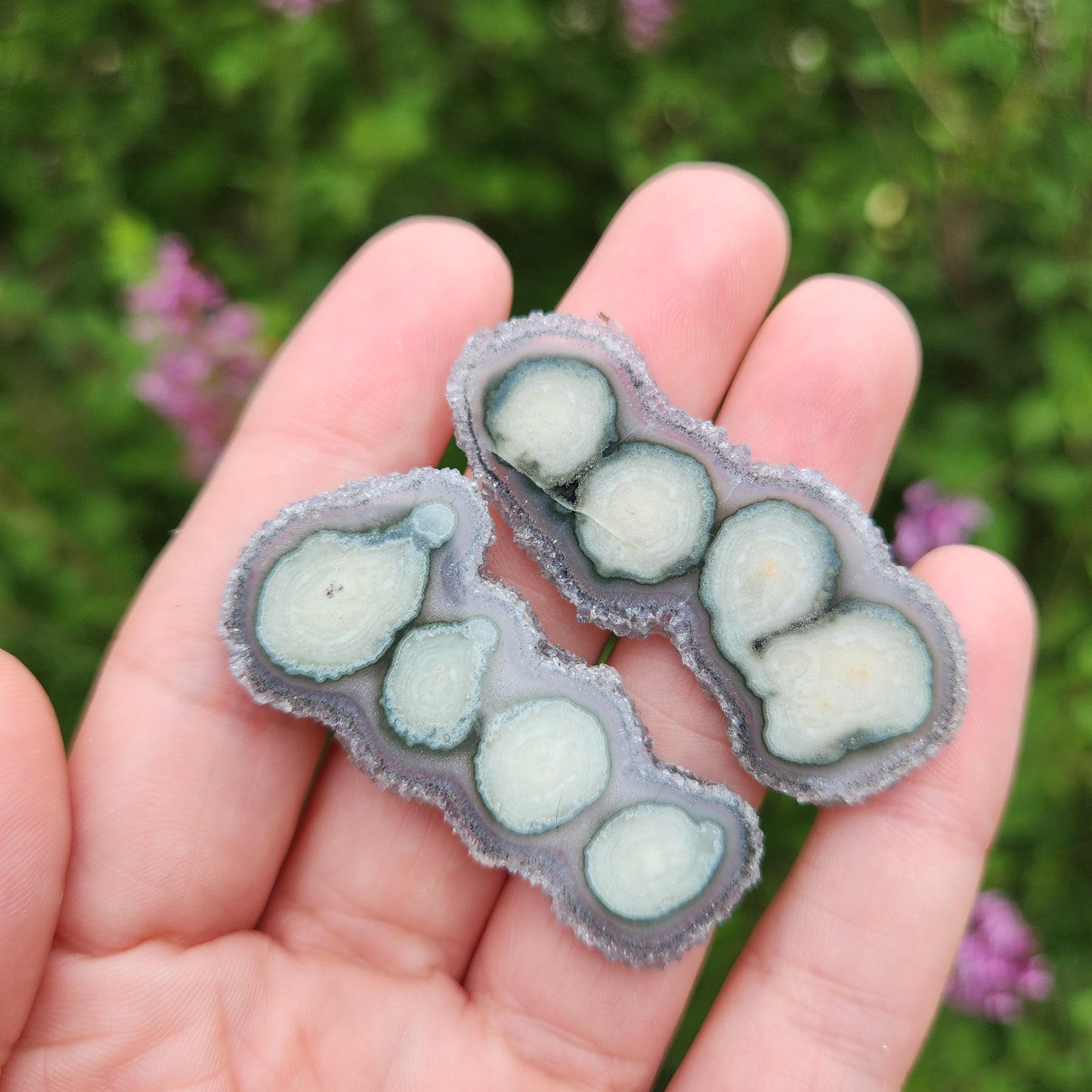 Amethyst Stalactite Slice