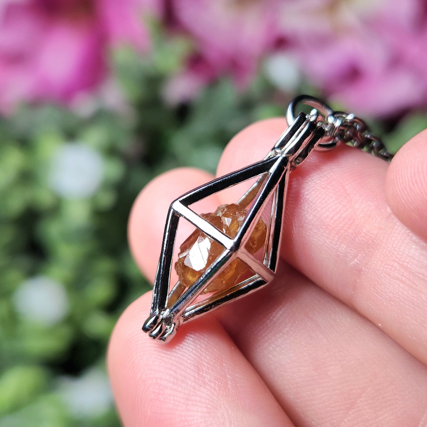 Spessartine Garnet Pendant
