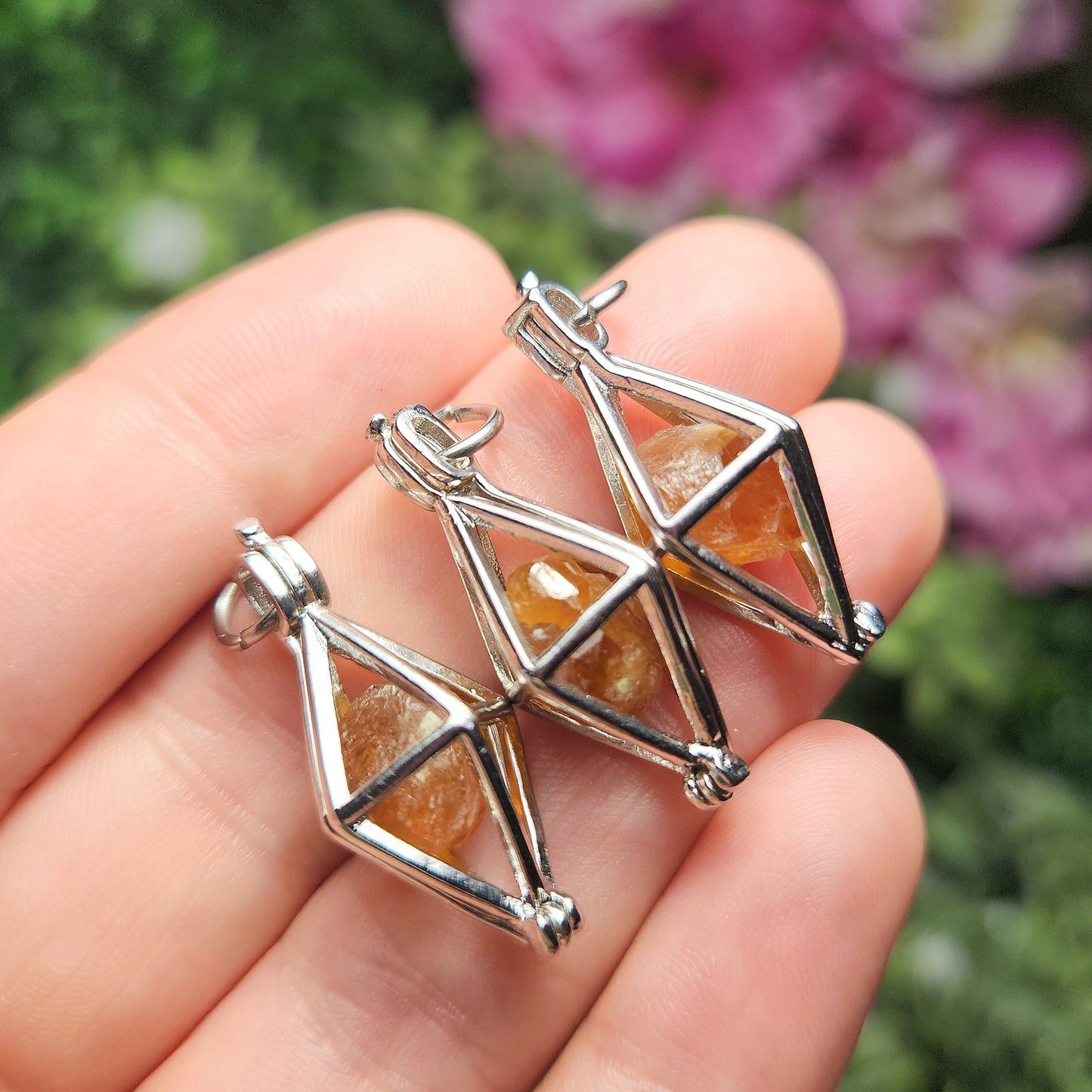 Spessartine Garnet Pendant