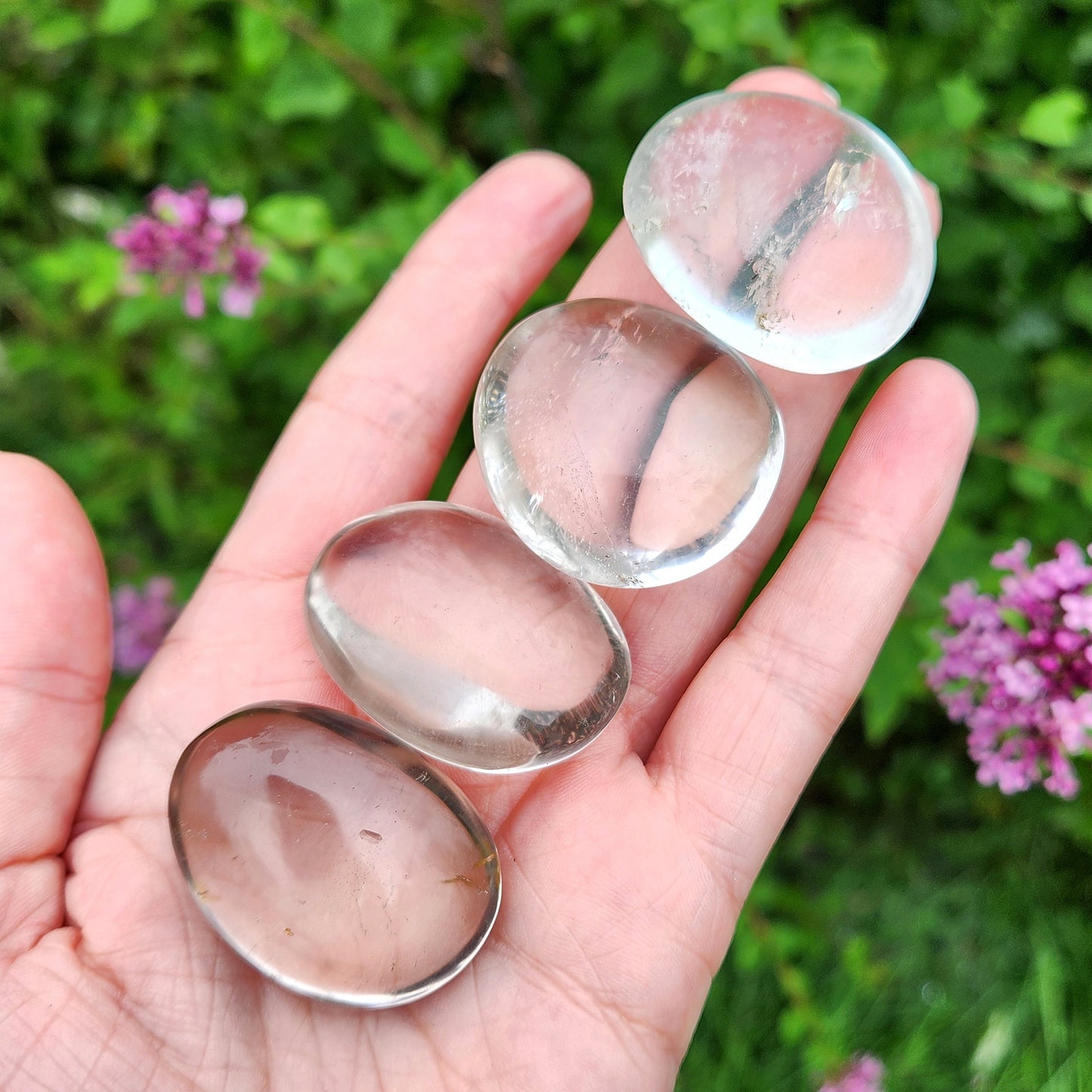 Quartz Palm Stone