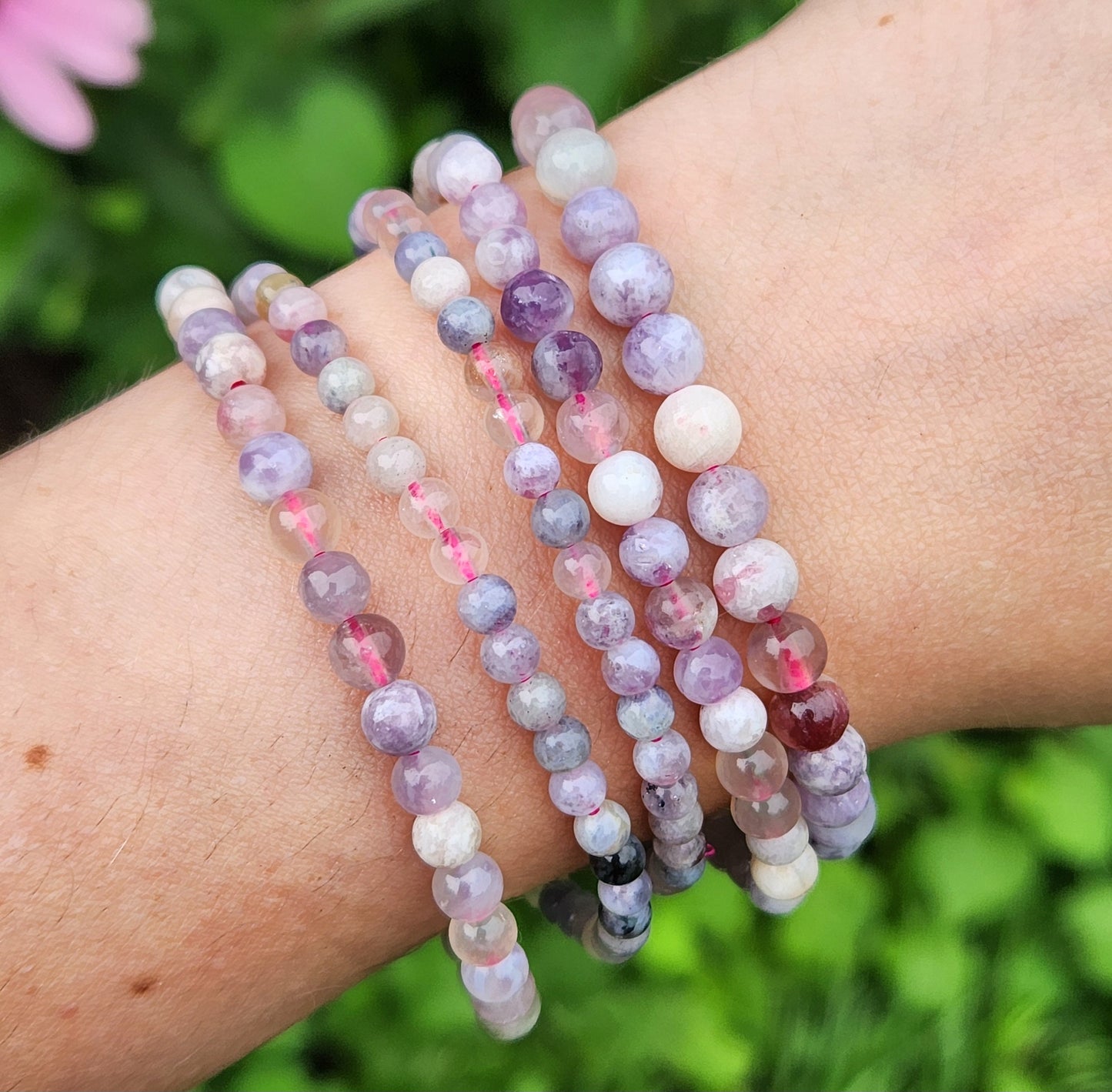 Cherry Blossom Tourmaline Bracelet