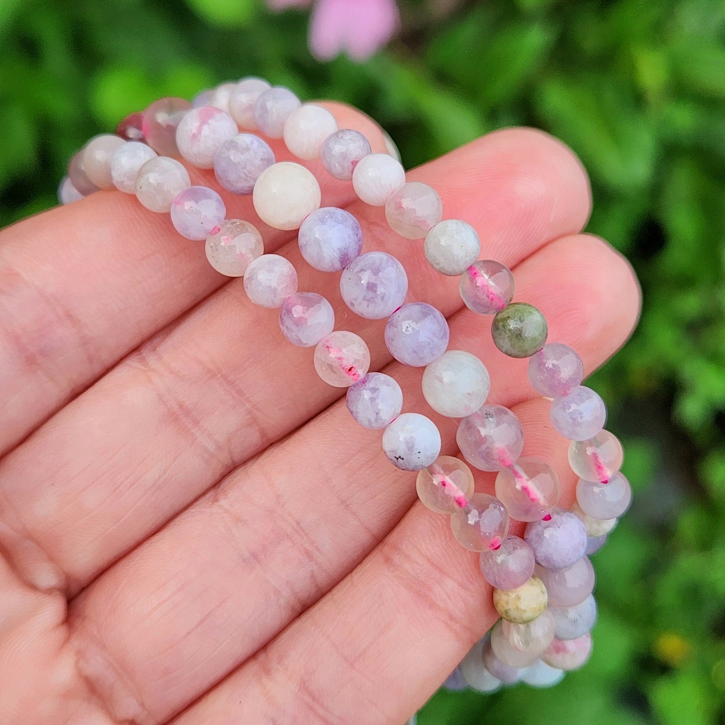 Cherry Blossom Tourmaline Bracelet
