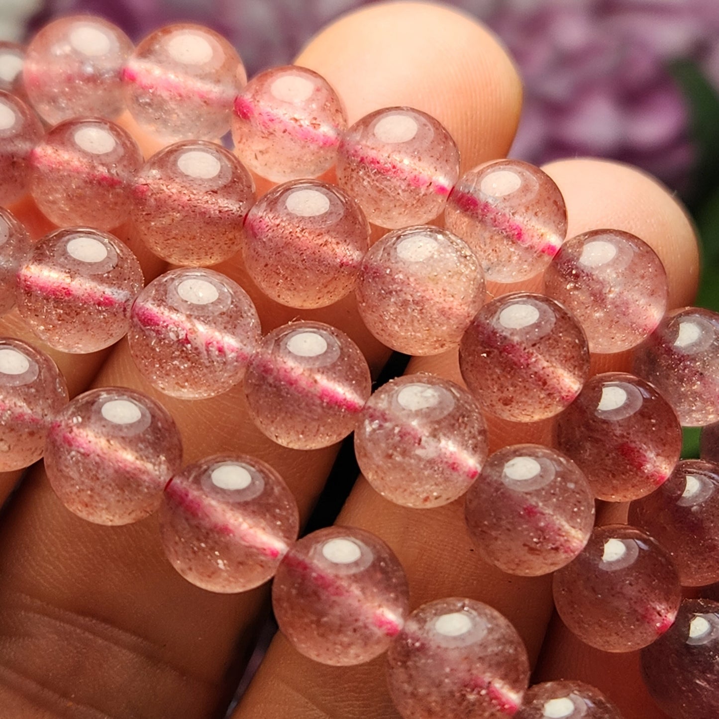 Strawberry Quartz Bracelet