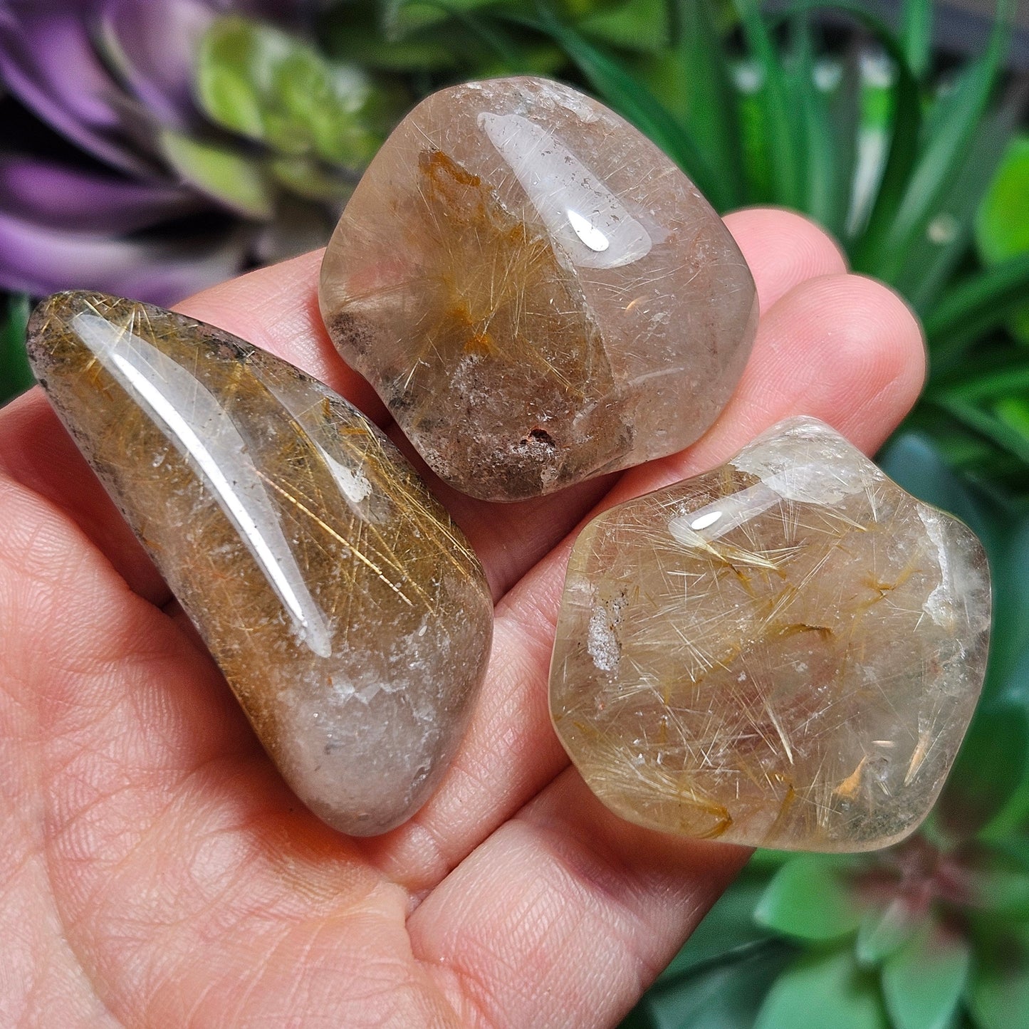 XL Rutilated Quartz Crystal