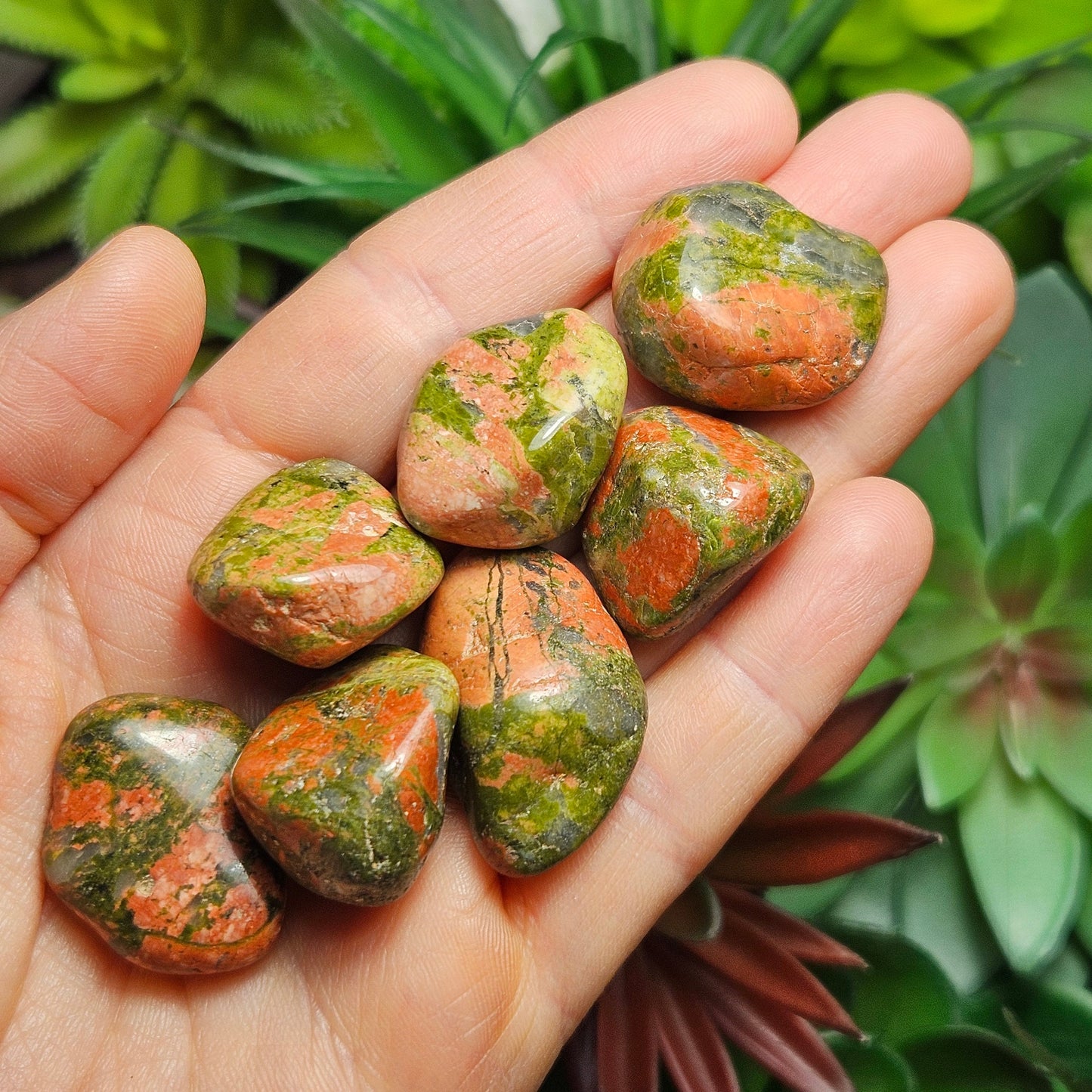 Tumbled Unakite Crystal
