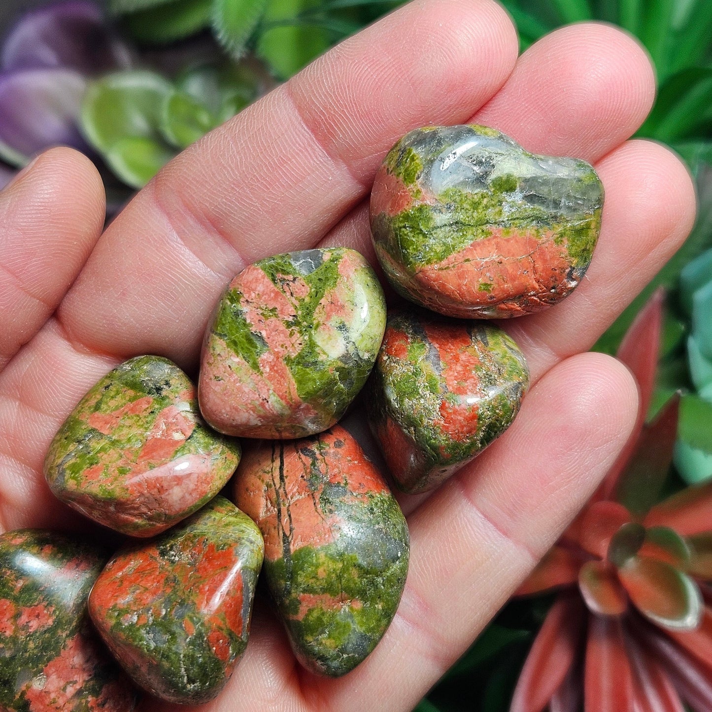 Tumbled Unakite Crystal