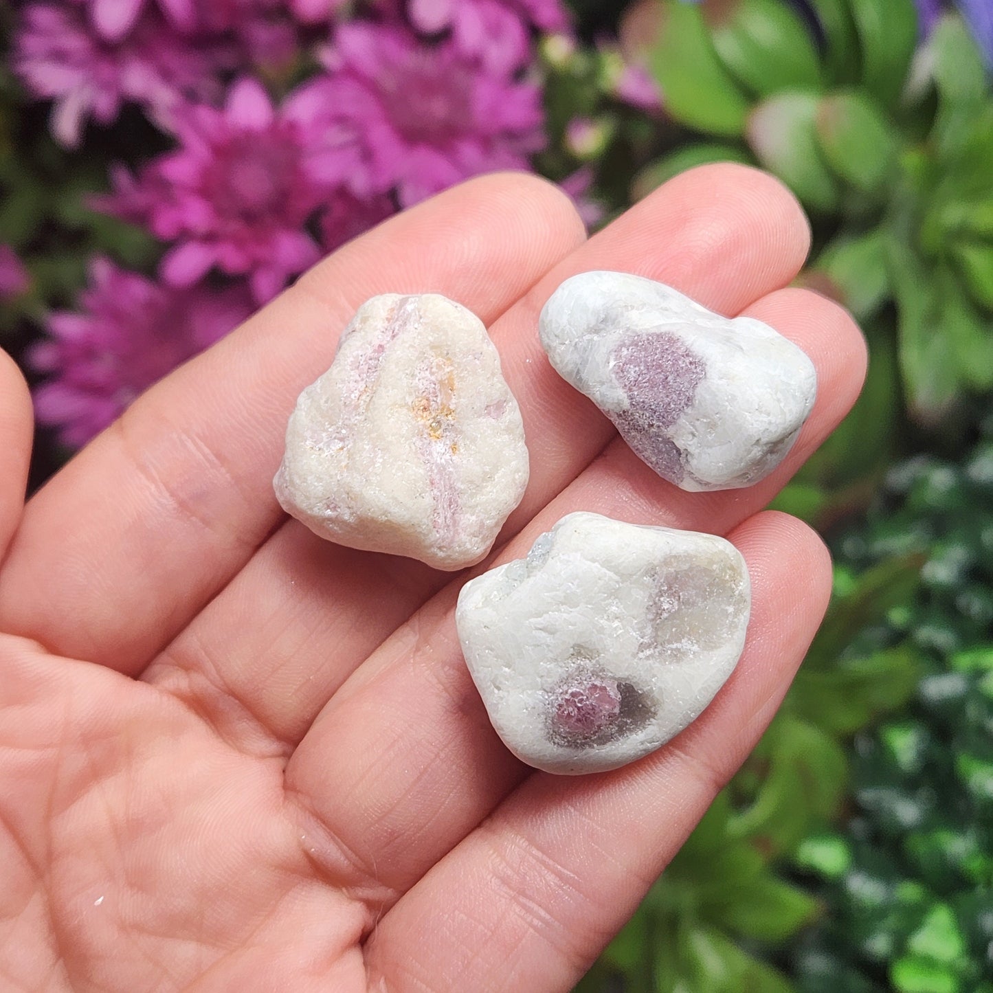 Purple Tourmaline in Quartz