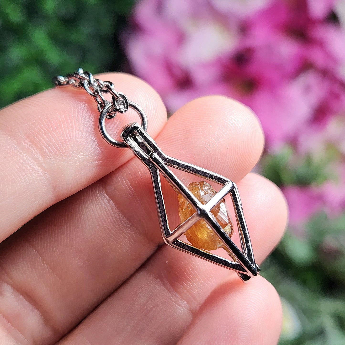 Spessartine Garnet Pendant