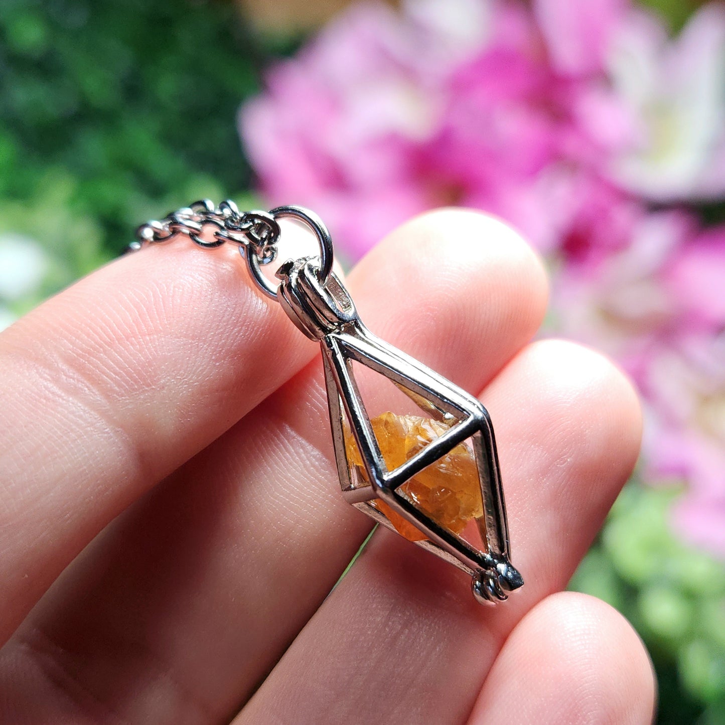 Spessartine Garnet Pendant