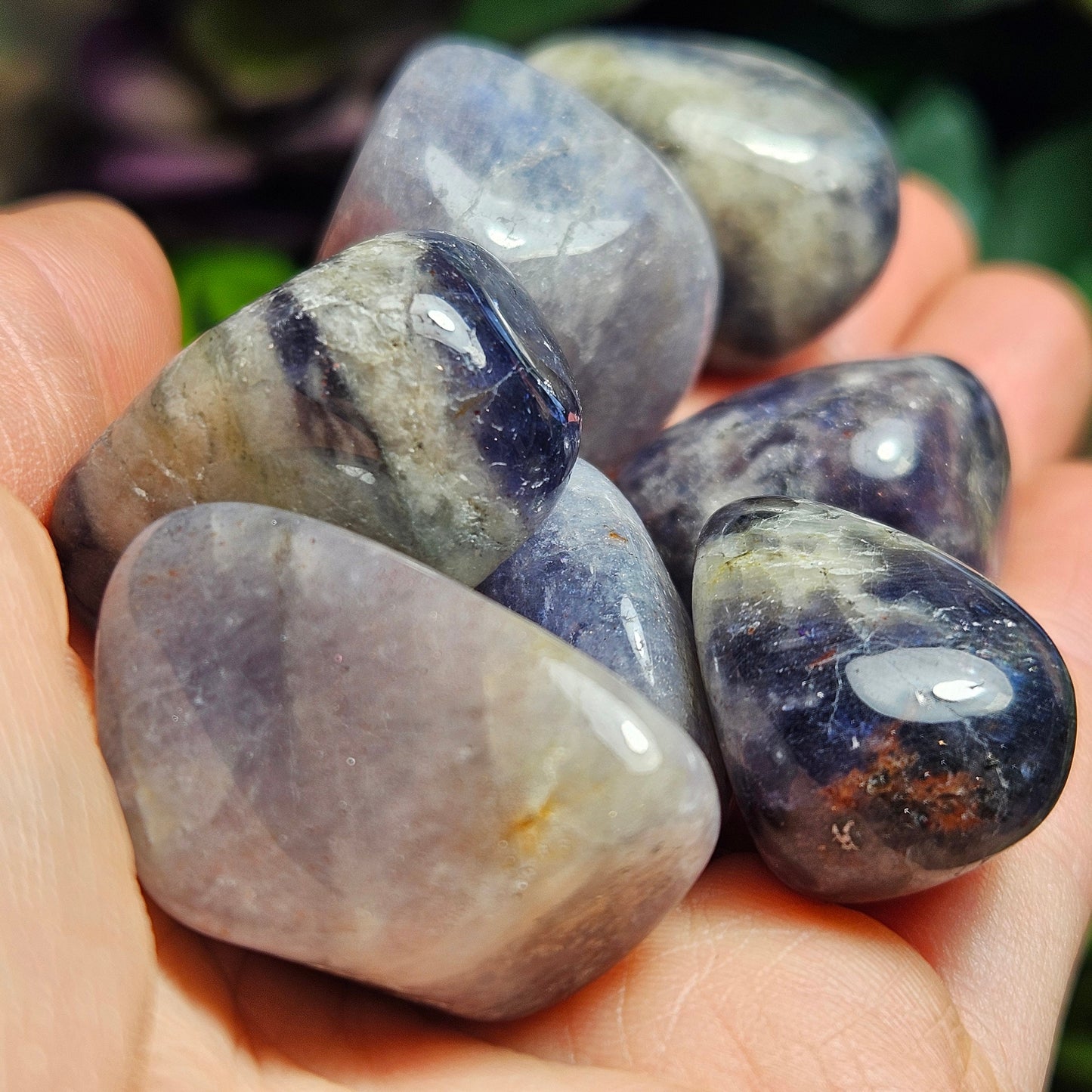 Iolite Tumbled Stone