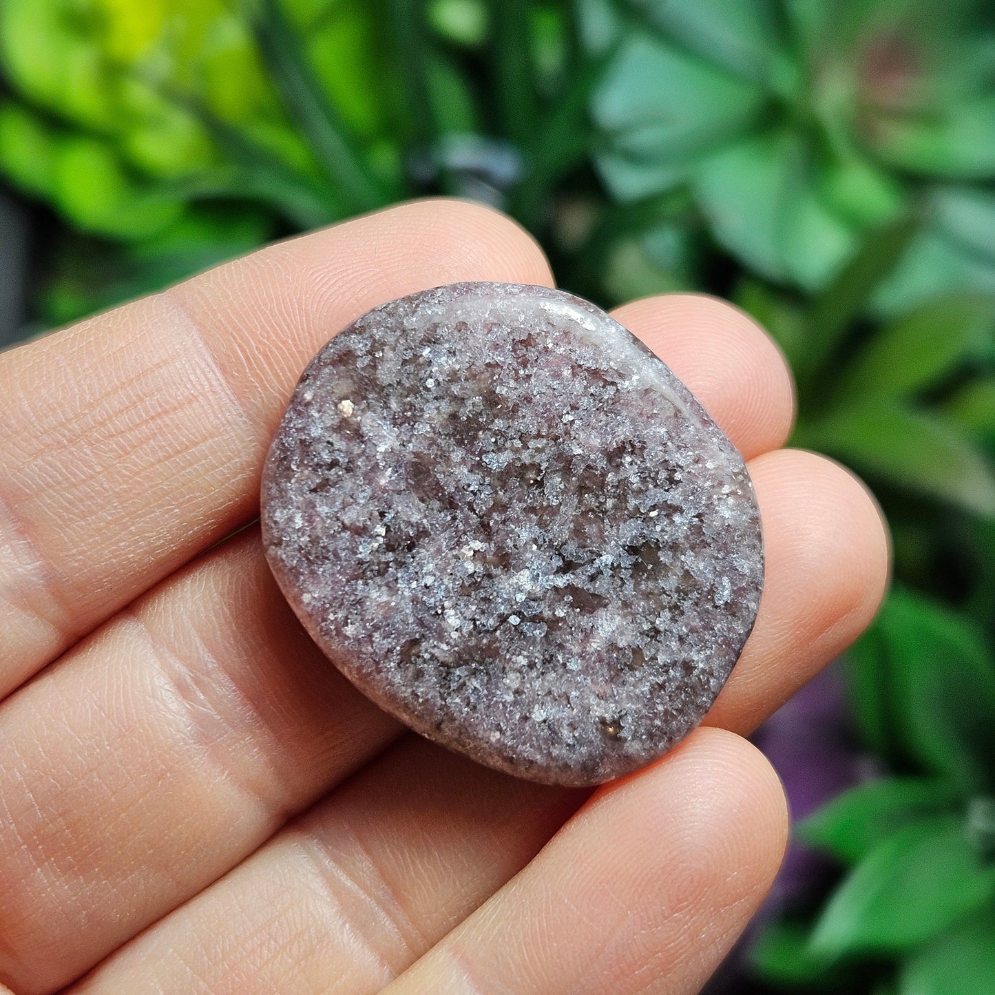 Lepidolite Polished Stone 1.25", Lepidolite Crystal Specimen