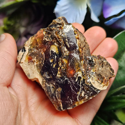 Blue Amber Specimen