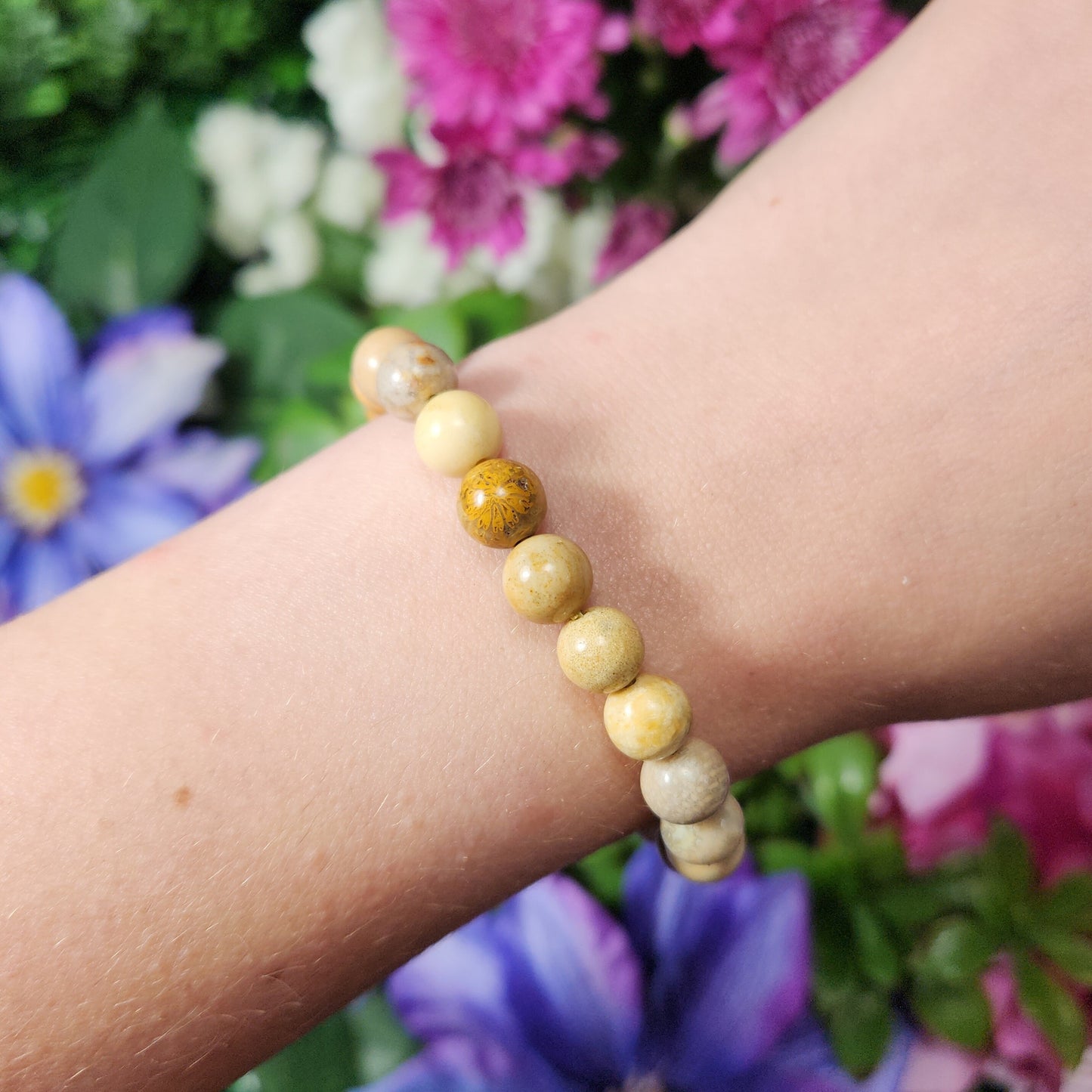 Fossilized Coral Bracelet