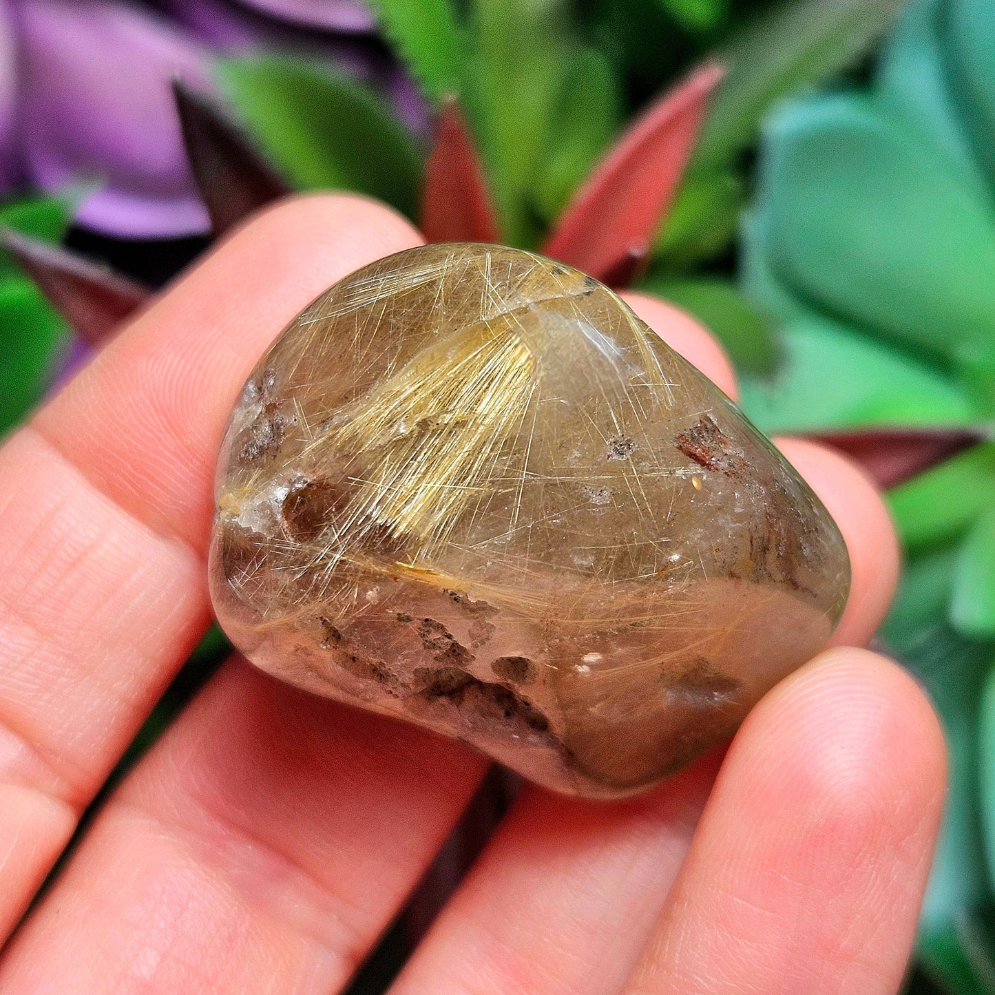 XL Rutilated Quartz Crystal