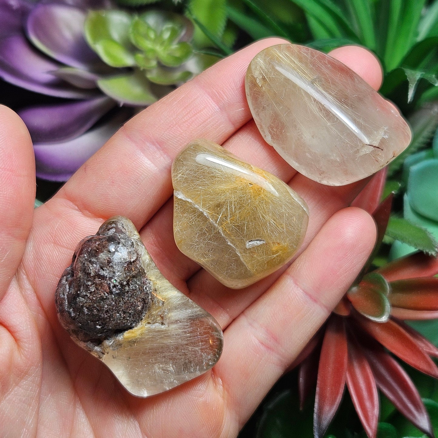 XL Rutilated Quartz Crystal