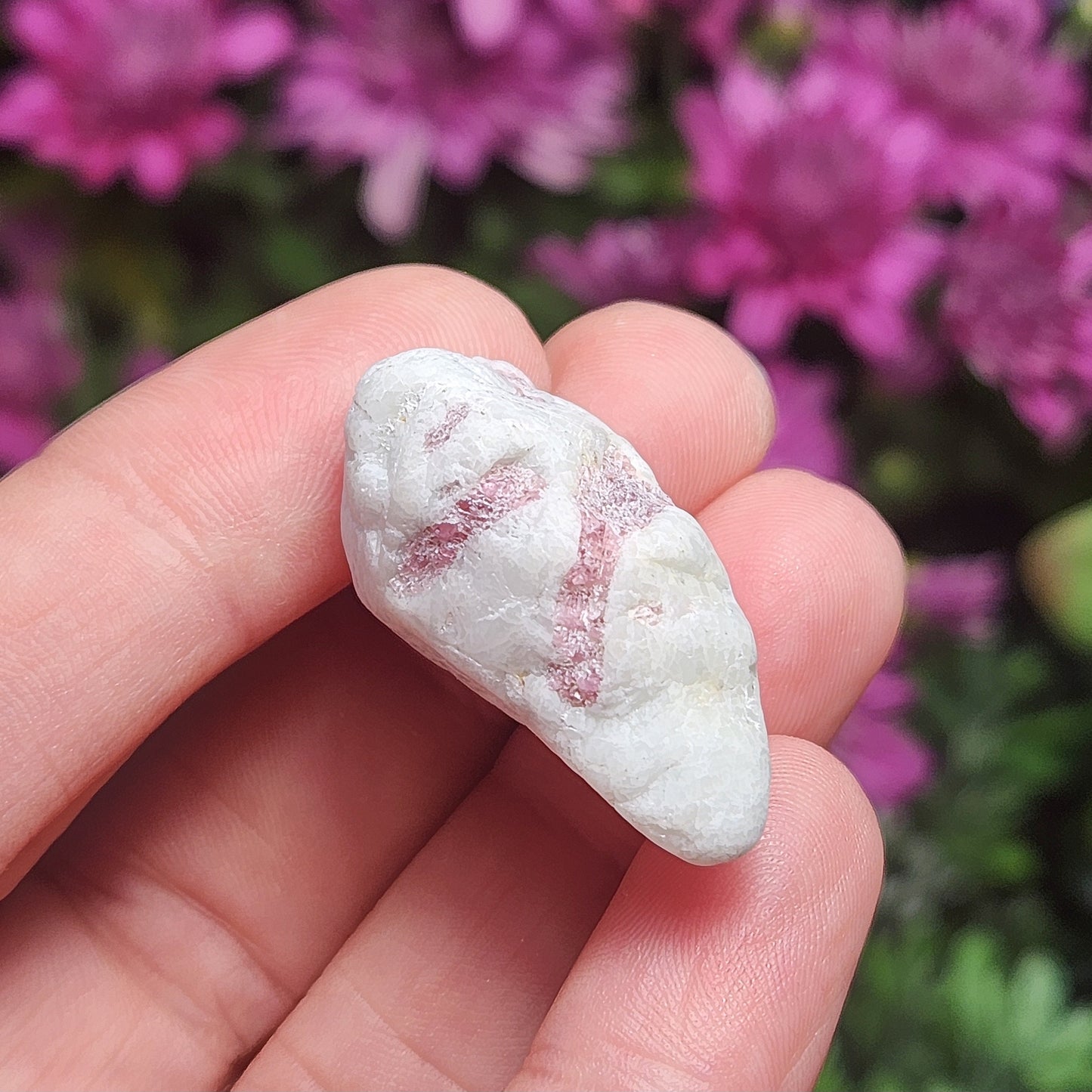 Purple Tourmaline in Quartz