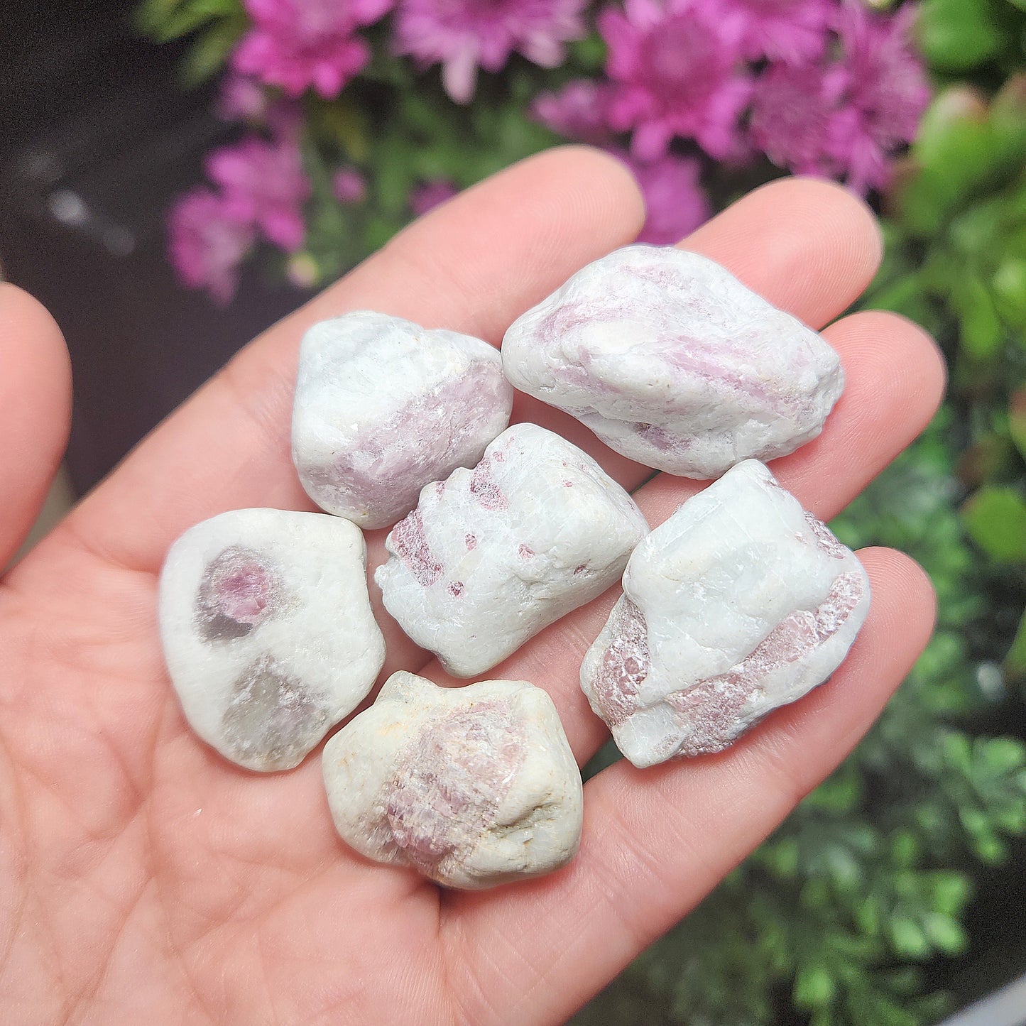 Purple Tourmaline in Quartz
