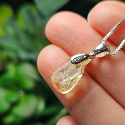 Golden Apatite Pendant