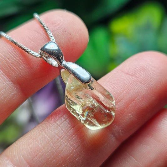 Golden Apatite Pendant