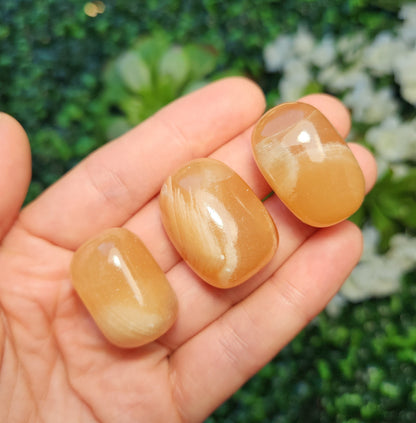 Honey Calcite Tumble