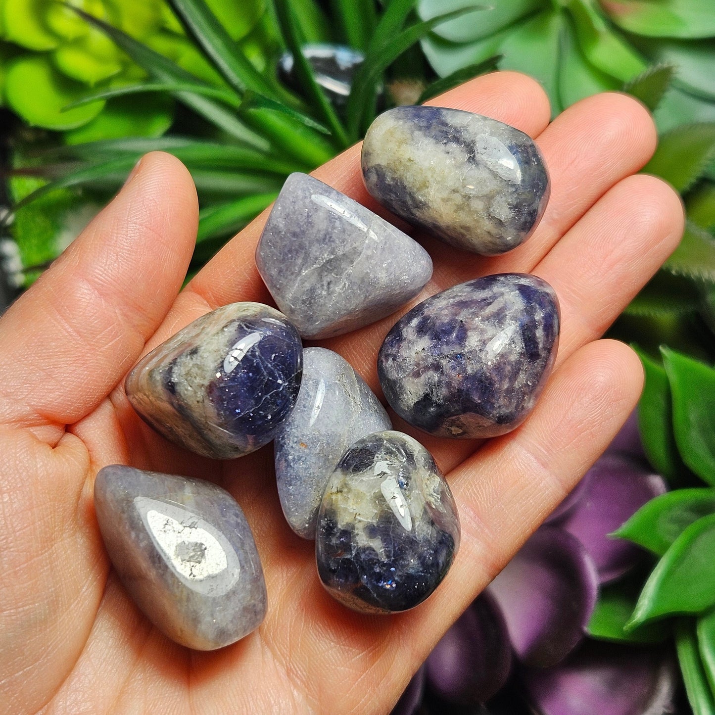 Iolite Tumbled Stone