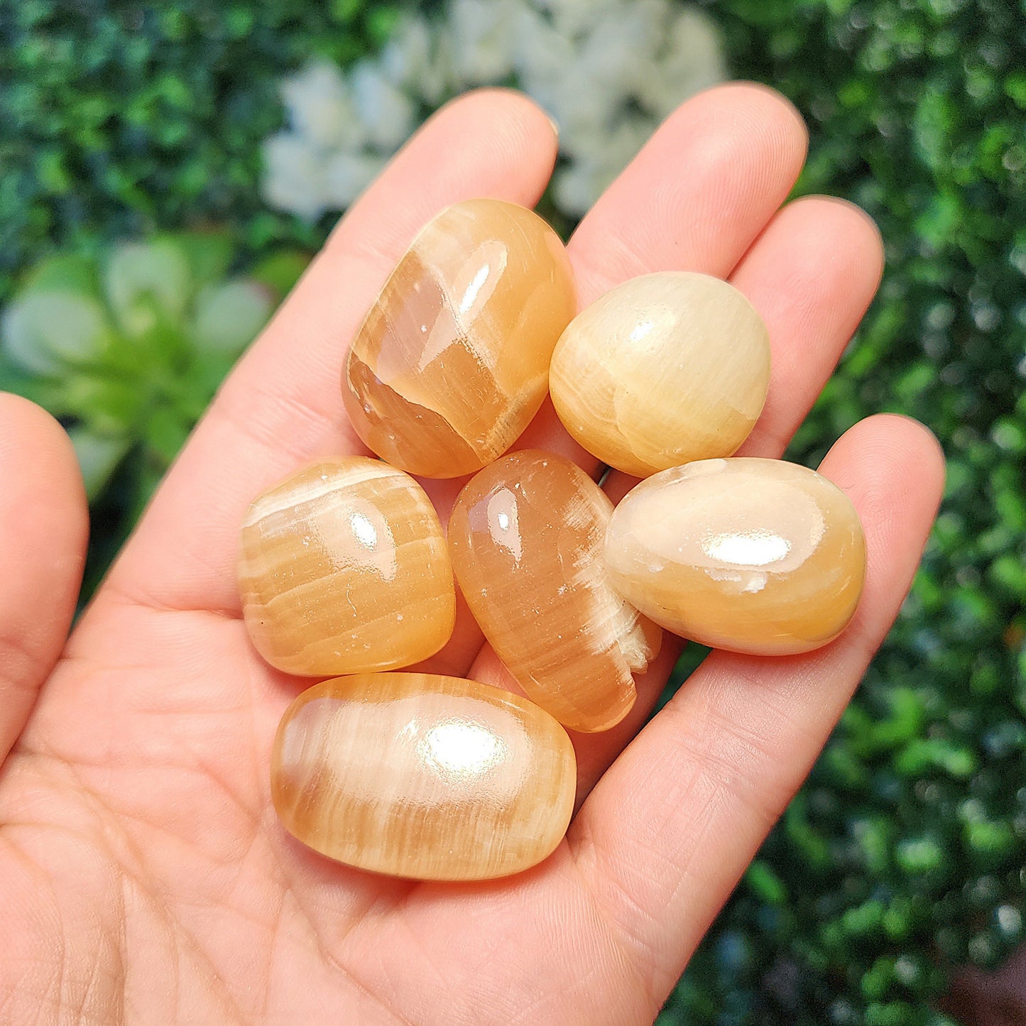 Honey Calcite Tumble