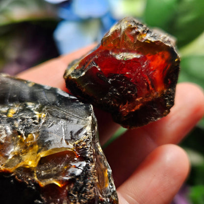 Blue Amber Specimen