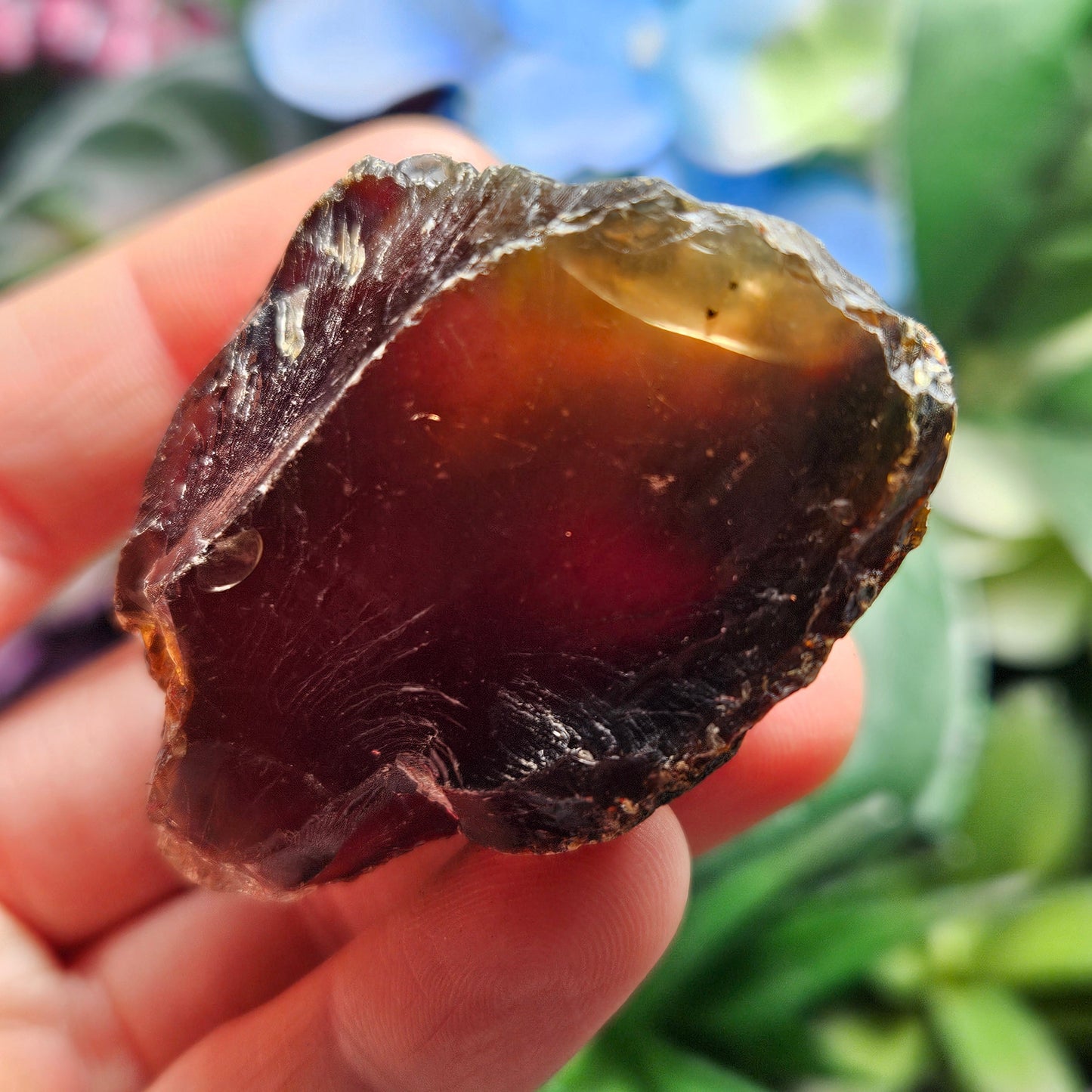 Blue Amber Specimen