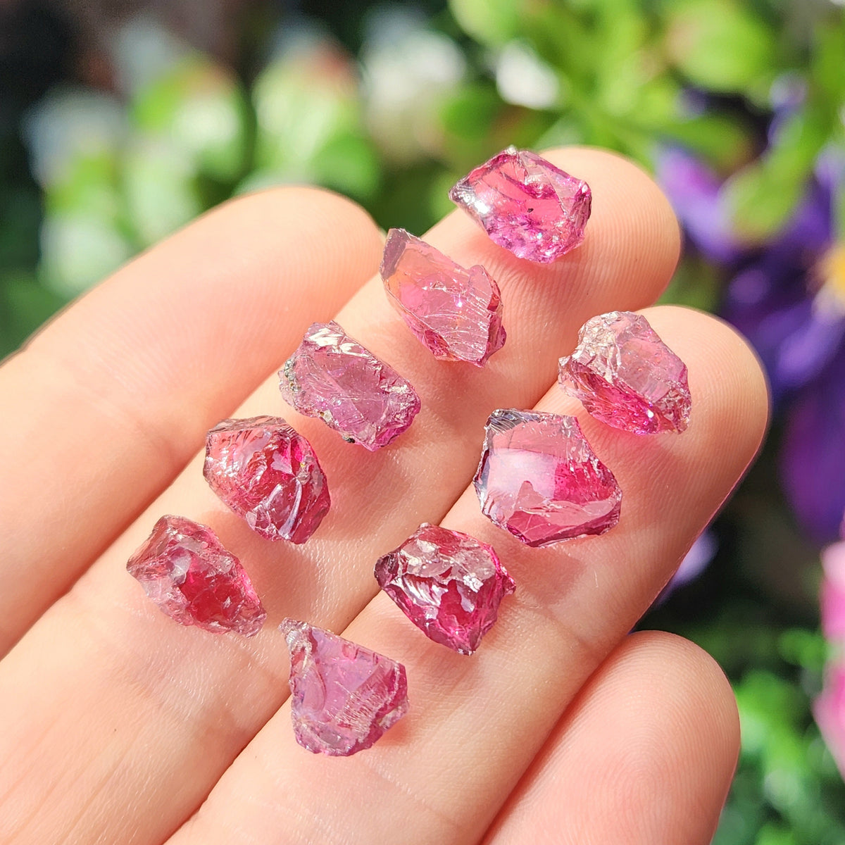 Pink Raspberry Garnet Crystal