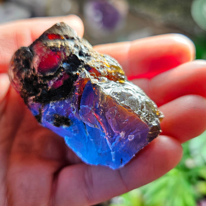 Blue Amber Specimen