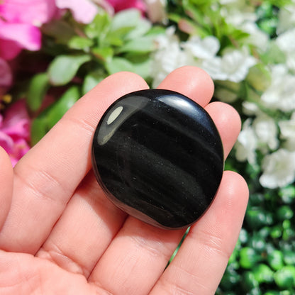 Obsidian Palm Stone