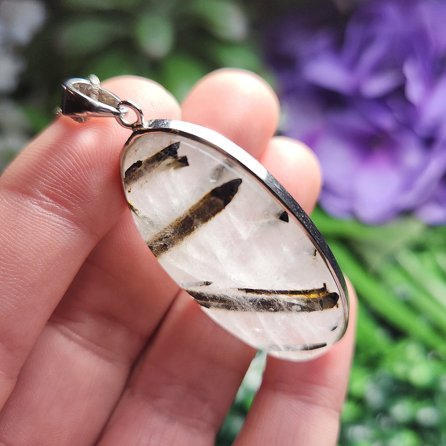 Tourmaline Quartz Pendant