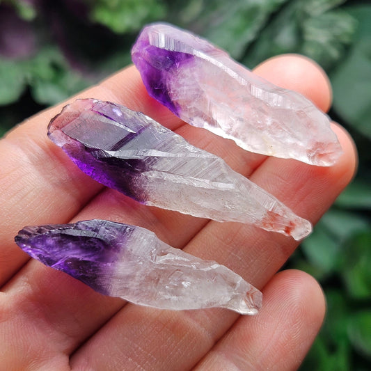 Phantom Amethyst & Red Cacoxenite