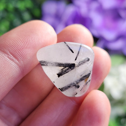 Black Tourmaline in Quartz