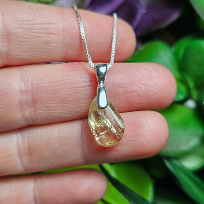 Golden Apatite Pendant