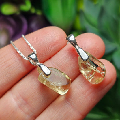 Golden Apatite Pendant