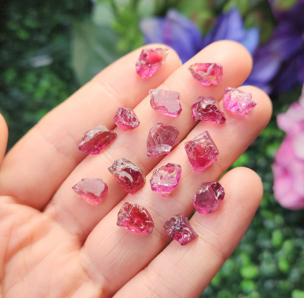 Pink Raspberry Garnet Crystal