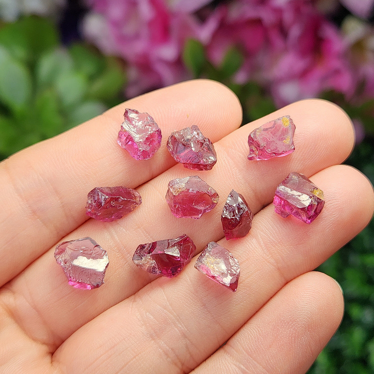 Pink Raspberry Garnet Crystal