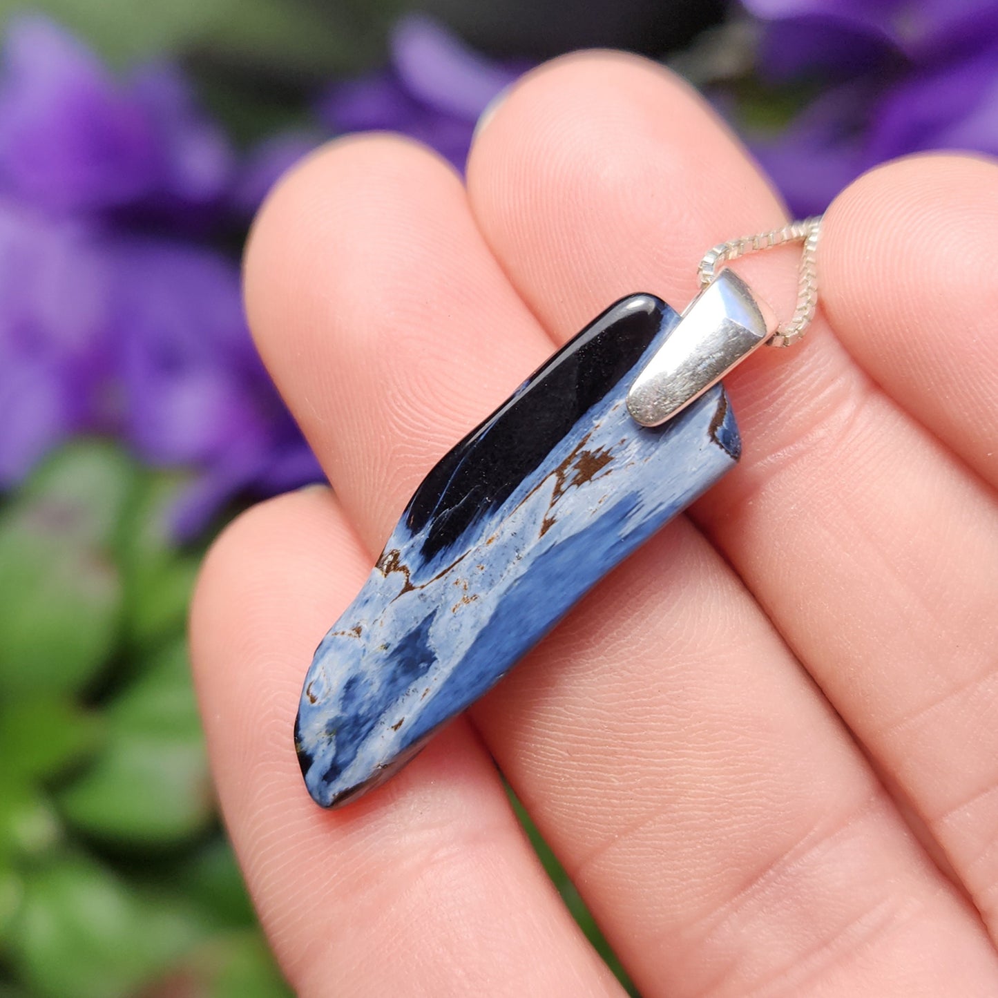Blue Pietersite Pendant