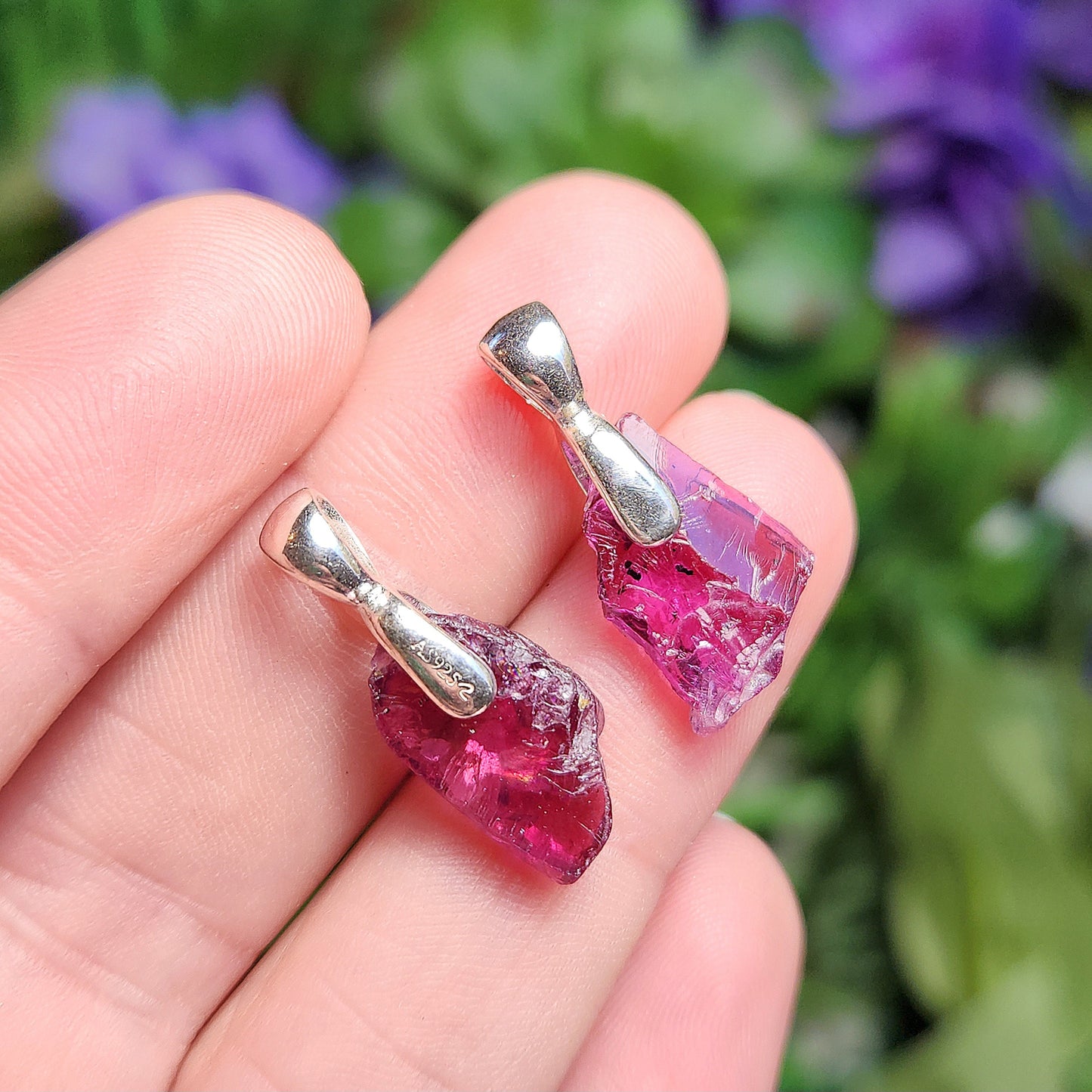Raspberry Garnet Pendant