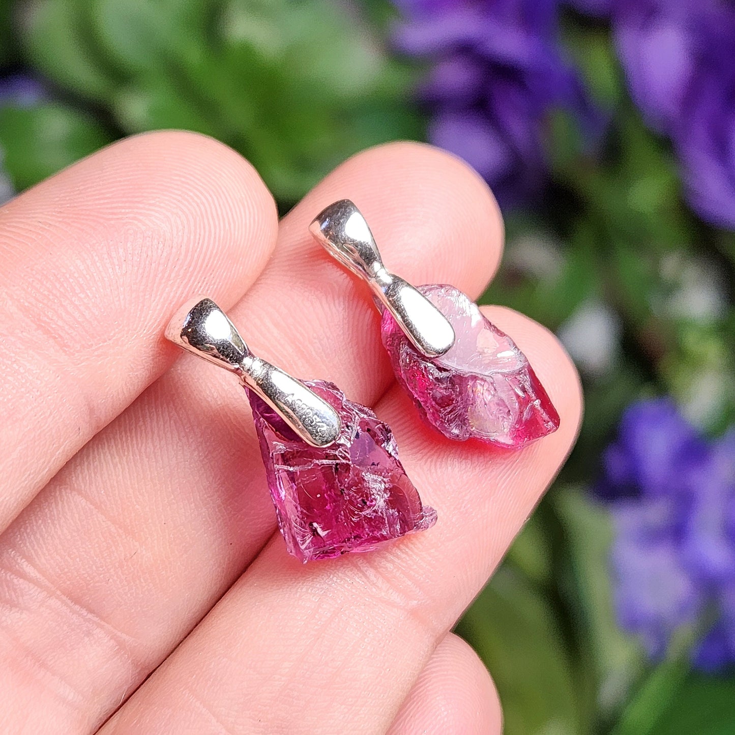 Raspberry Garnet Pendant
