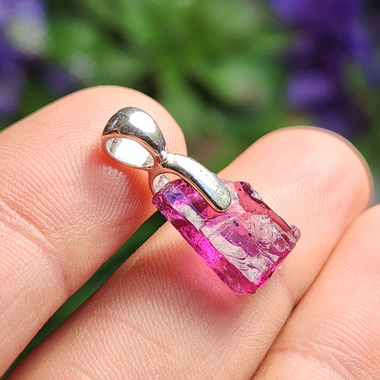 Raspberry Garnet Pendant