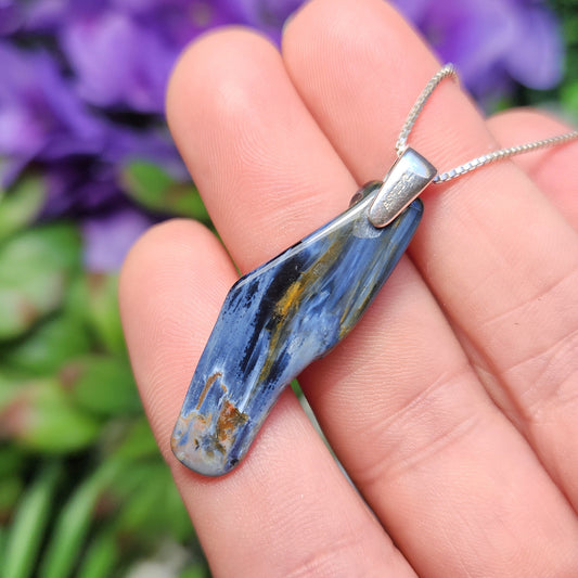 Blue Pietersite Pendant